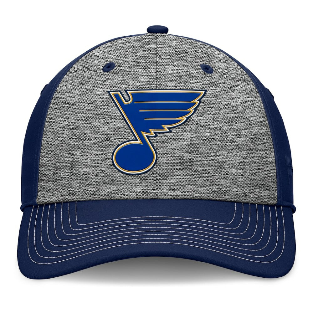 St. Louis Blues Fanatics Fundamental Top Shelf 2-Tone Flex Hat - Gray/Navy - NHL