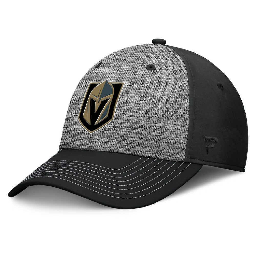 Vegas Golden Knights Fanatics Fundamental Top Shelf 2-Tone Flex Hat - Gray/Black - NHL