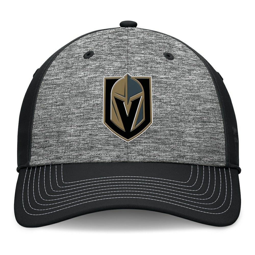 Vegas Golden Knights Fanatics Fundamental Top Shelf 2-Tone Flex Hat - Gray/Black - NHL