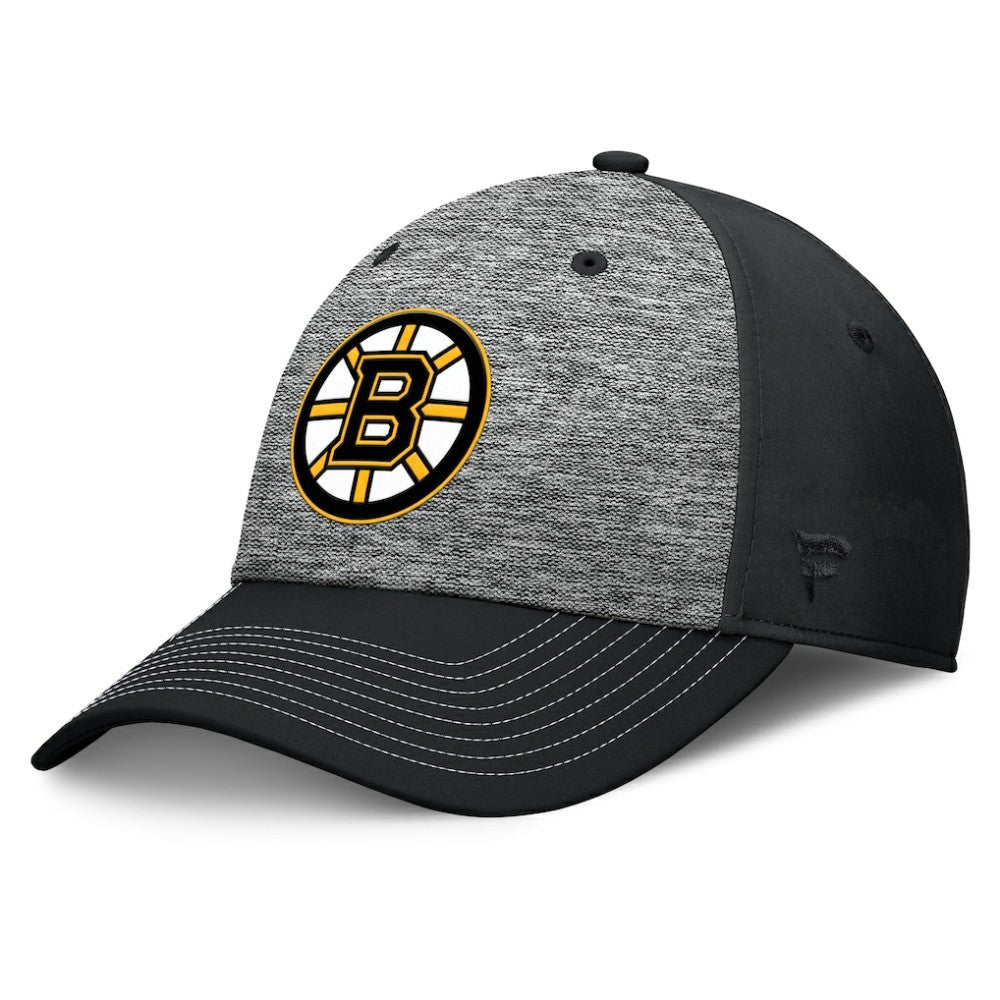 Boston Bruins Fanatics Fundamental Top Shelf 2-Tone Flex Hat - Gray/Black - NHL