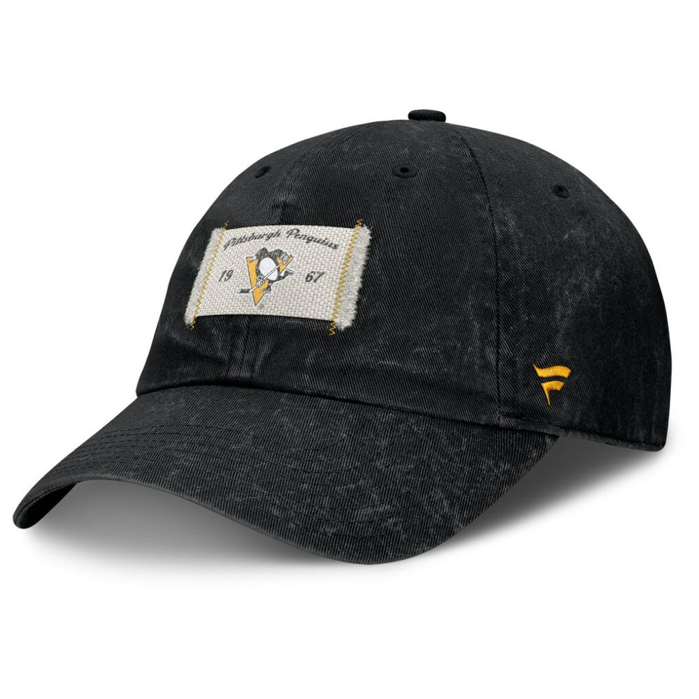 Pittsburgh Penguins Fanatics Women's Heritage Away Game Adjustable Hat - Black - NHL