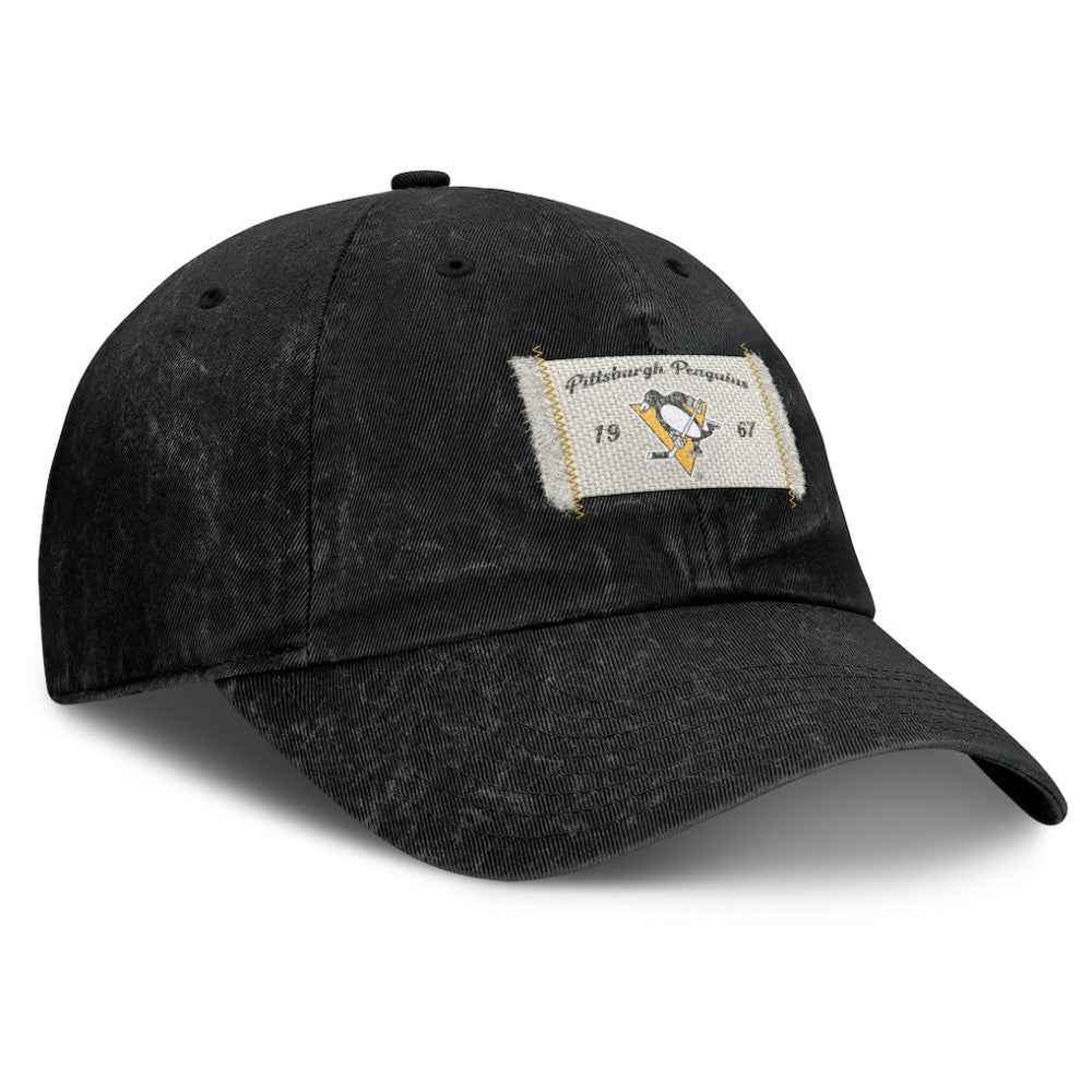 Pittsburgh Penguins Fanatics Women's Heritage Away Game Adjustable Hat - Black - NHL