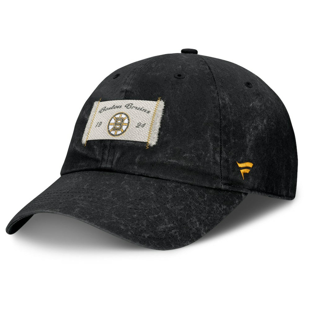 Boston Bruins Fanatics Women's Heritage Away Game Adjustable Hat - Black - NHL