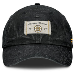 Boston Bruins Fanatics Women's Heritage Away Game Adjustable Hat - Black - NHL