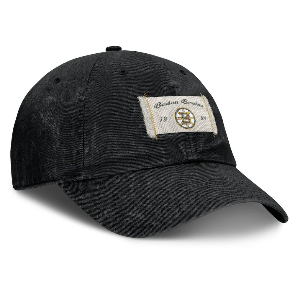 Boston Bruins Fanatics Women's Heritage Away Game Adjustable Hat - Black - NHL