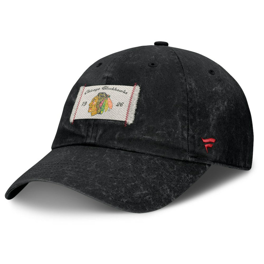 Chicago Blackhawks Fanatics Women's Heritage Away Game Adjustable Hat - Black - NHL