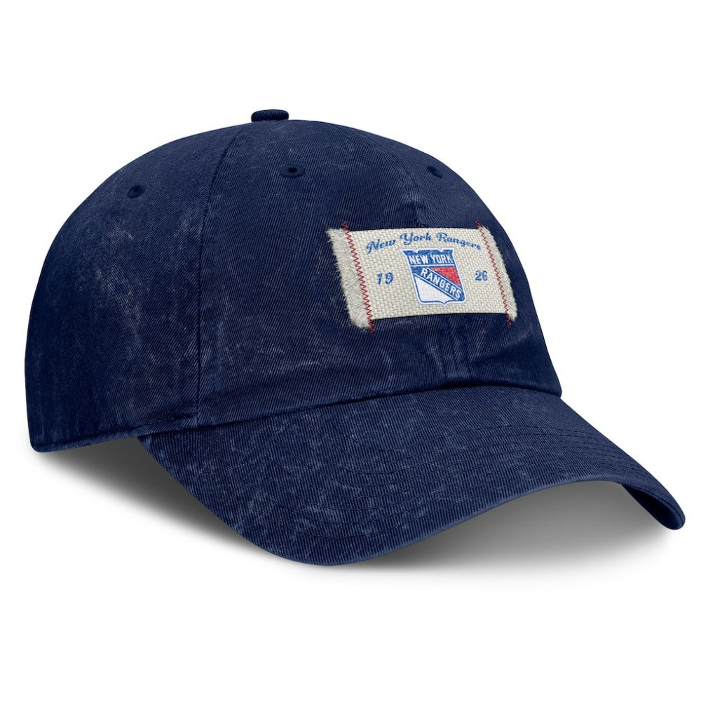 New York Rangers Fanatics Women's Heritage Away Game Adjustable Hat - Blue - NHL