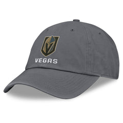 Vegas Golden Knights Fanatics Washed Adjustable Hat - Charcoal - NHL