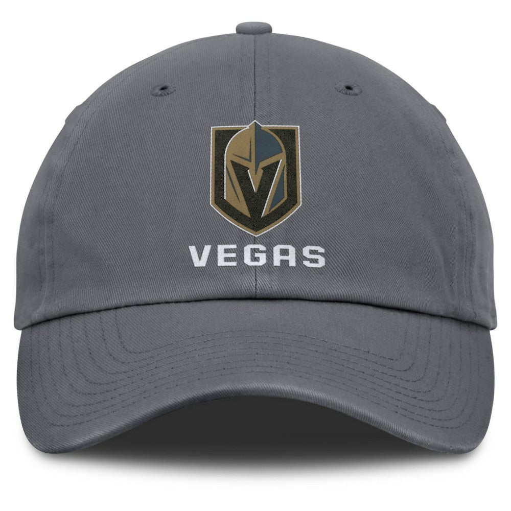 Vegas Golden Knights Fanatics Washed Adjustable Hat - Charcoal - NHL