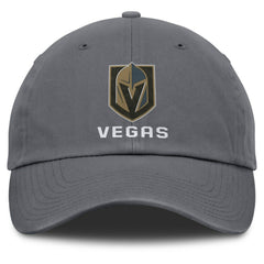 Vegas Golden Knights Fanatics Washed Adjustable Hat - Charcoal - NHL