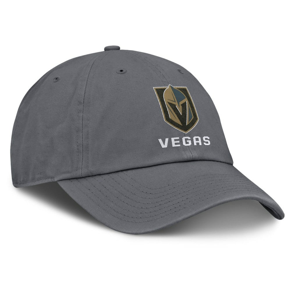 Vegas Golden Knights Fanatics Washed Adjustable Hat - Charcoal - NHL