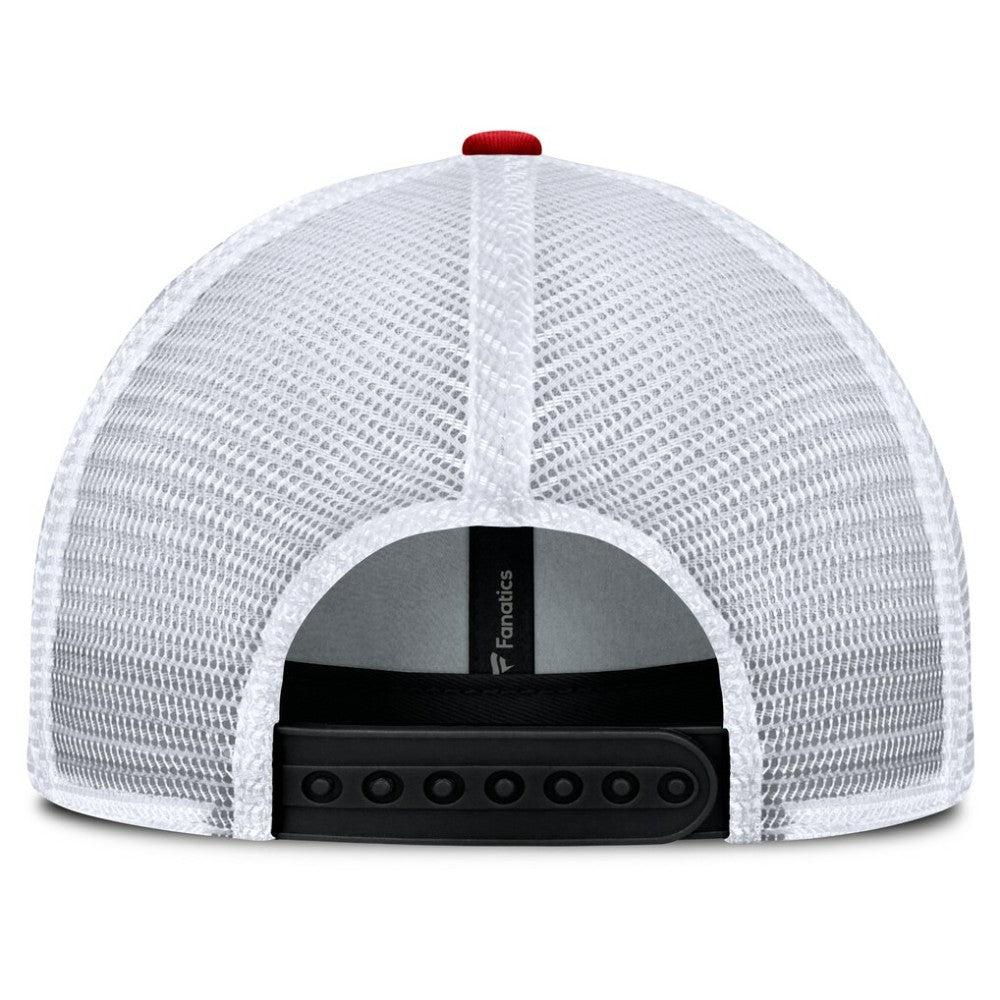 New Jersey Devils Fanatics Fundamental One-Time Trucker Adjustable Hat - Black - NHL