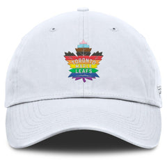 Toronto Maple Leafs Fanatics PRIDE Adjustable Hat - White - NHL