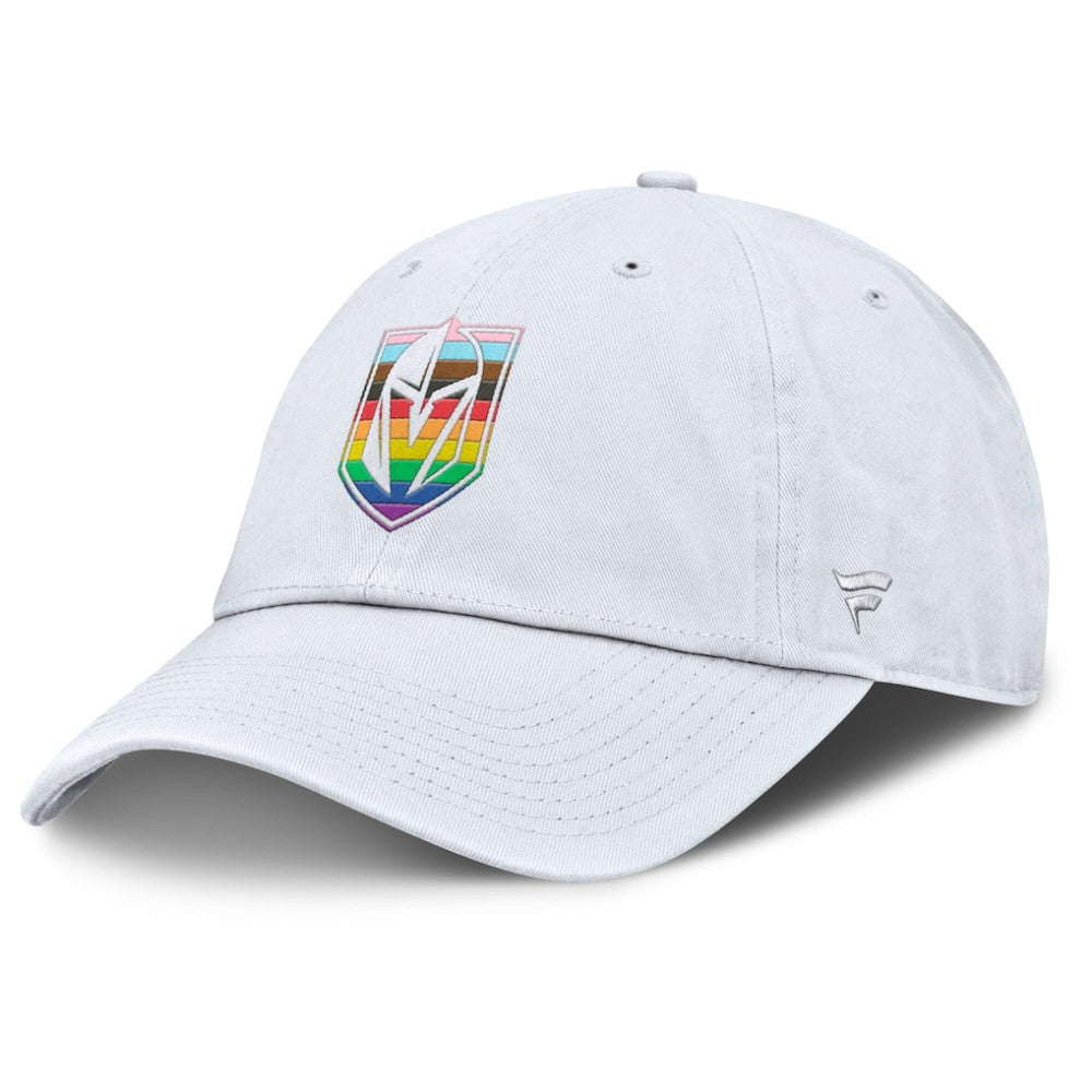 Vegas Golden Knights Fanatics PRIDE Adjustable Hat - White - NHL