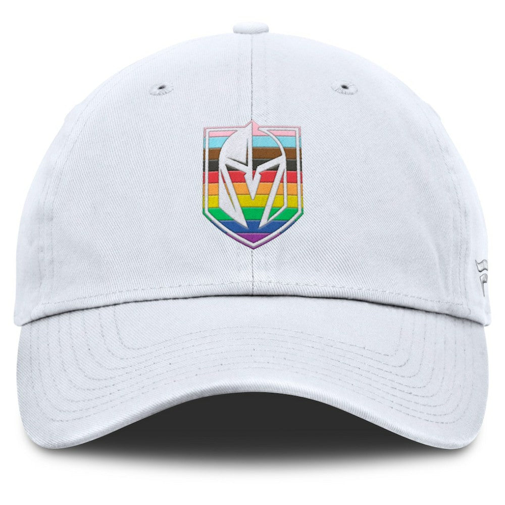 Vegas Golden Knights Fanatics PRIDE Adjustable Hat - White - NHL