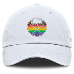 Buffalo Sabres Fanatics PRIDE Adjustable Hat - White - NHL