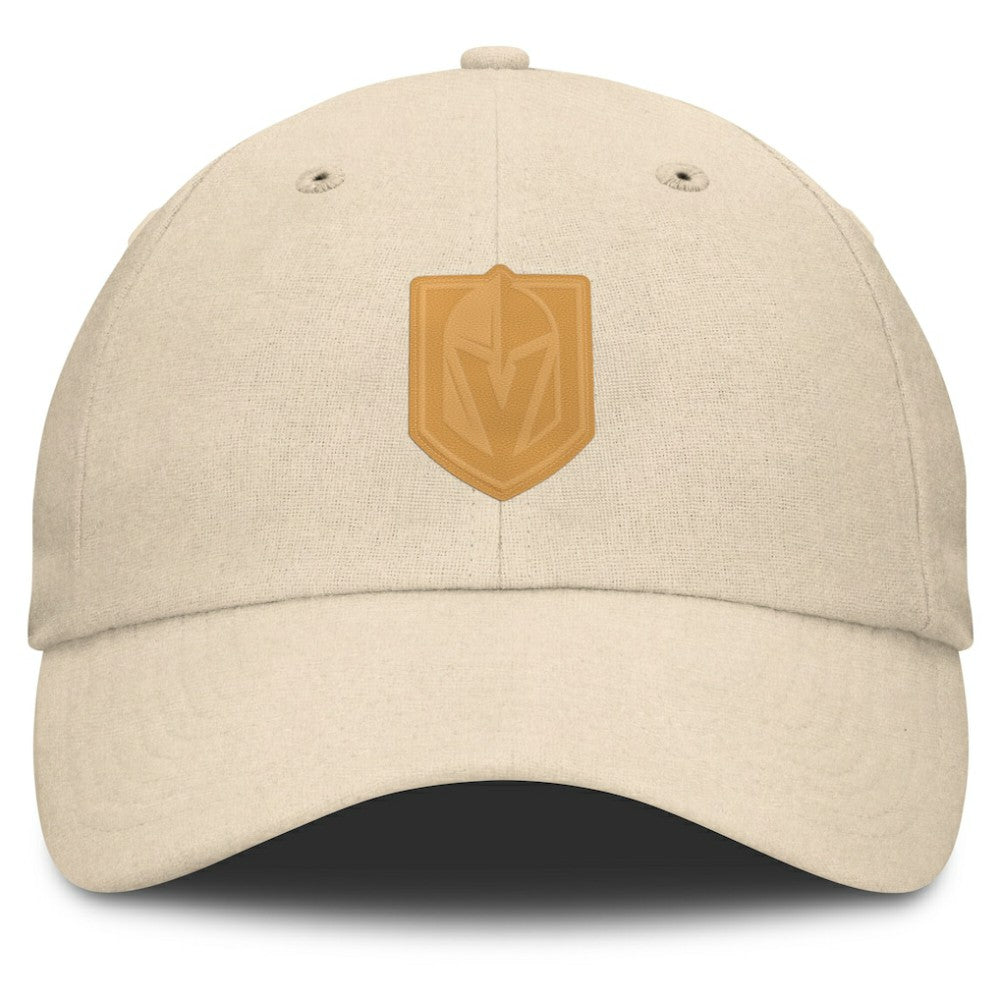 Vegas Golden Knights Fanatics Front Office Canvas Adjustable Hat - Tan - NHL