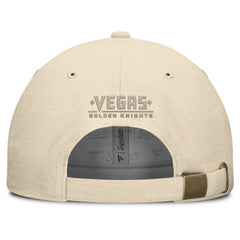 Vegas Golden Knights Fanatics Front Office Canvas Adjustable Hat - Tan - NHL