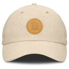 Boston Bruins Fanatics Front Office Canvas Adjustable Hat - Tan - NHL