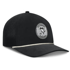 Pittsburgh Penguins Fanatics Front Office Performance A-Frame Adjustable Hat - Black - NHL