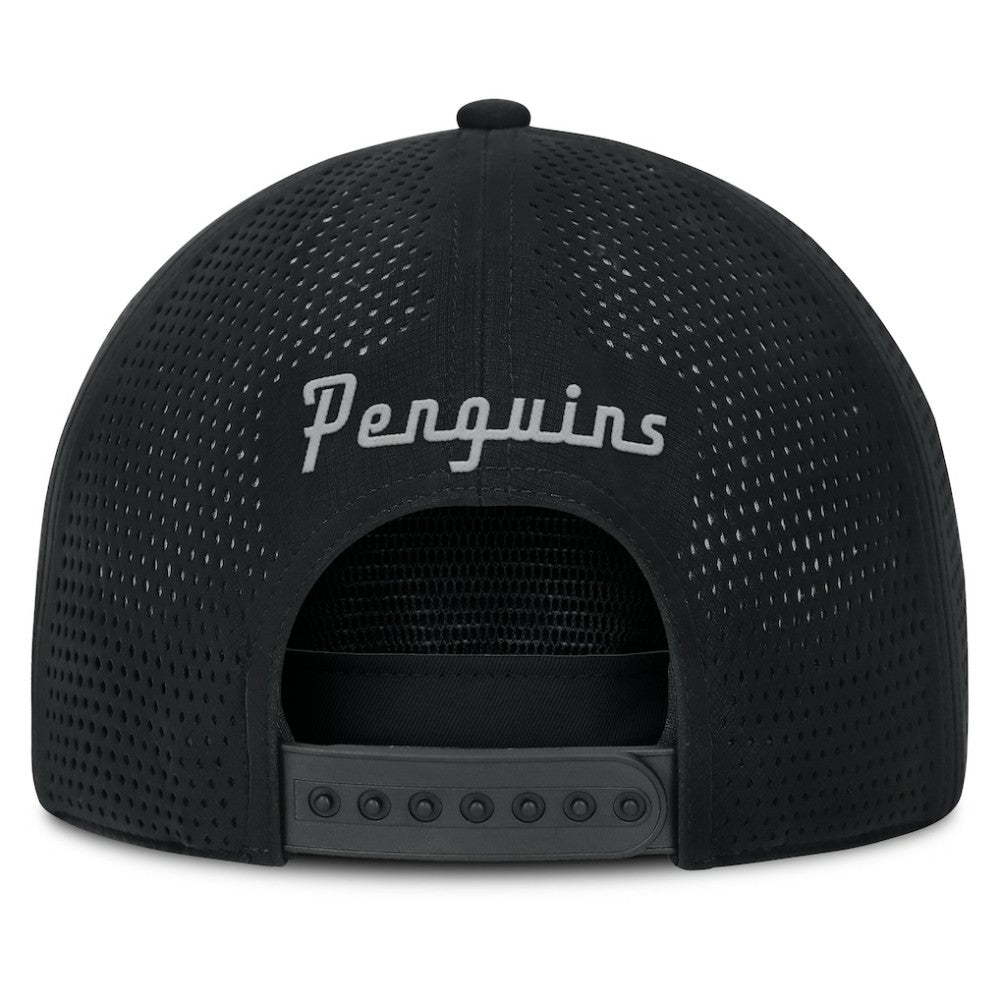 Pittsburgh Penguins Fanatics Front Office Performance A-Frame Adjustable Hat - Black - NHL