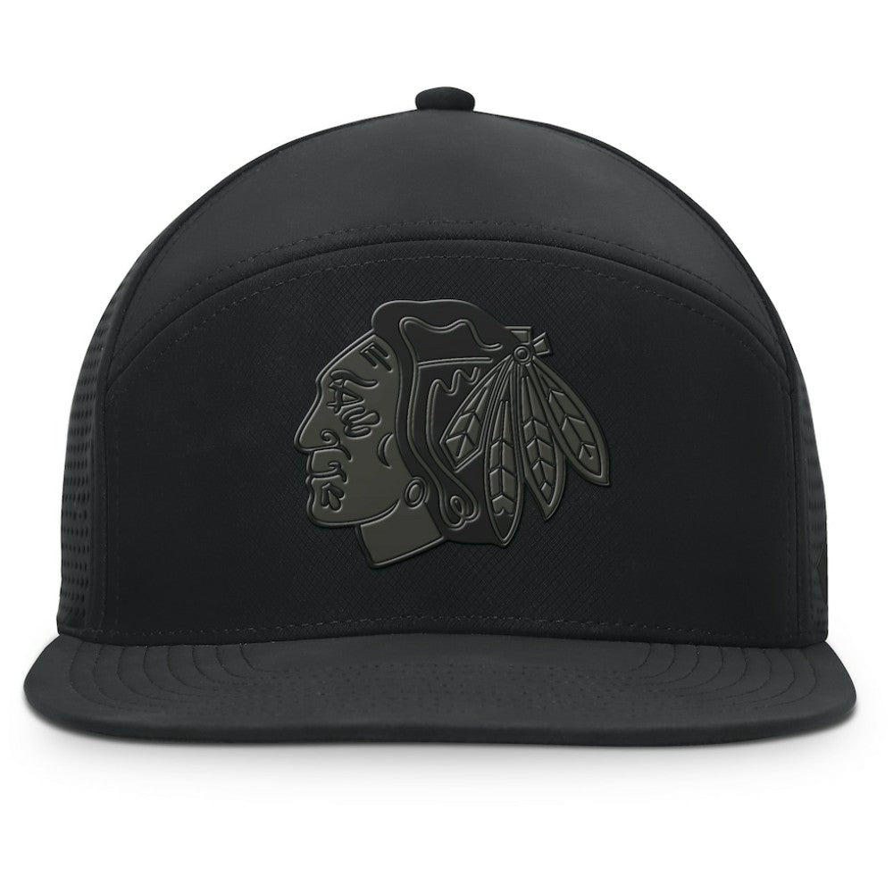 Chicago Blackhawks Fanatics Front Office Adjustable Hat - Black - NHL