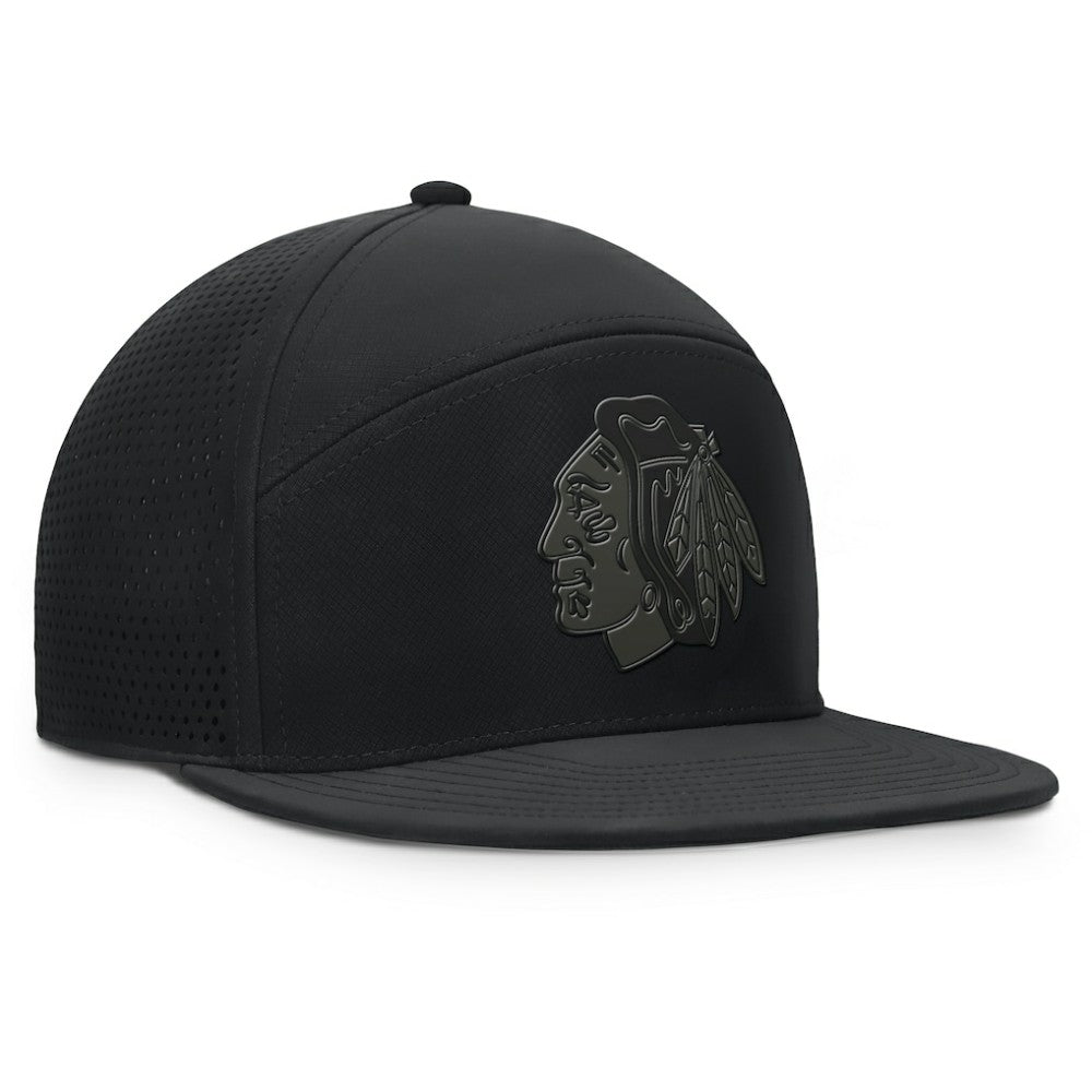 Chicago Blackhawks Fanatics Front Office Adjustable Hat - Black - NHL