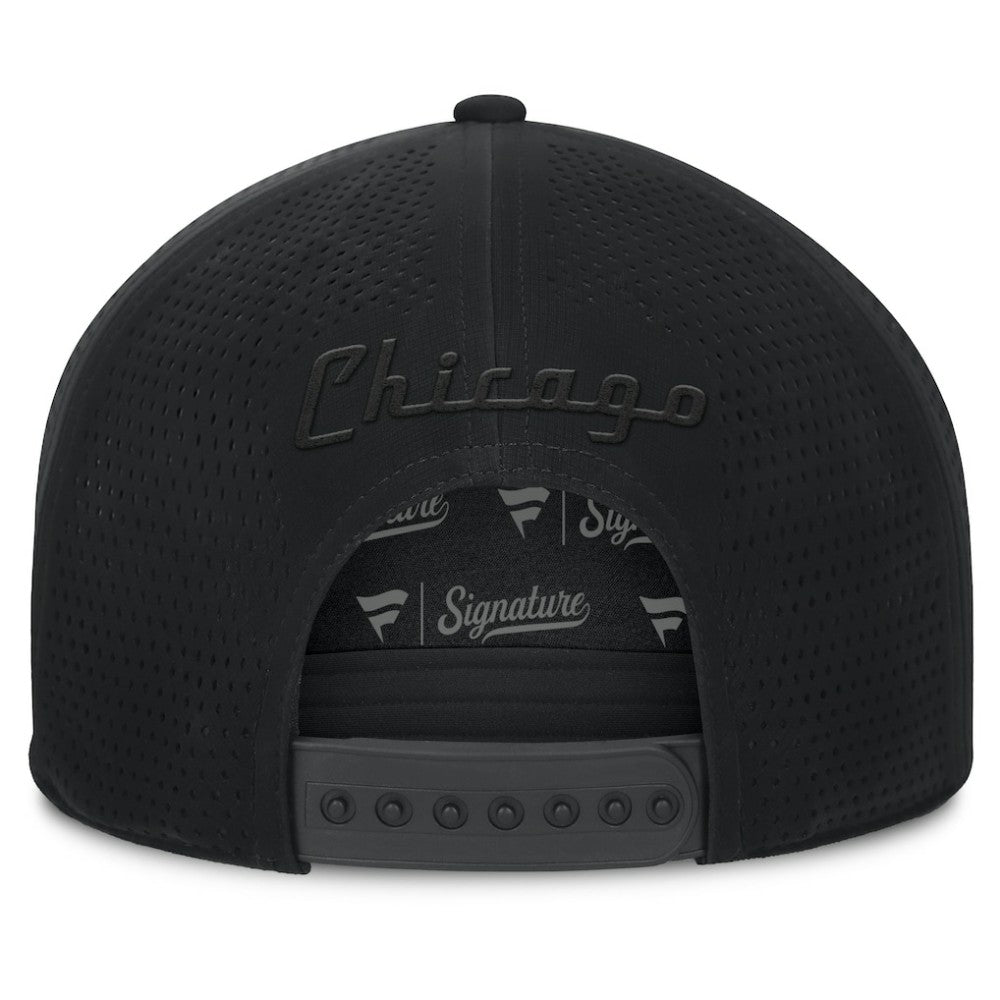 Chicago Blackhawks Fanatics Front Office Adjustable Hat - Black - NHL