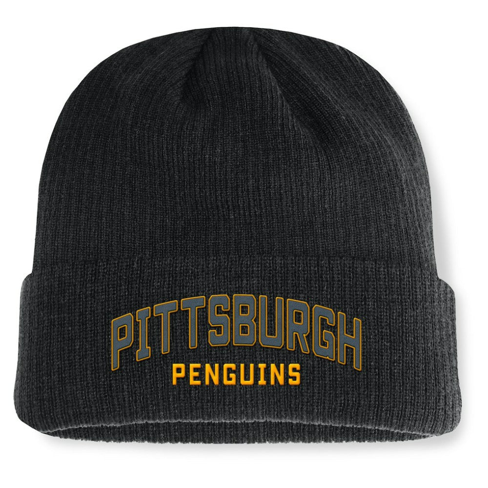 Pittsburgh Penguins Fanatics Andee Cuffed Beanie - Black - NHL