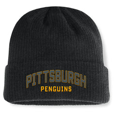 Pittsburgh Penguins Fanatics Andee Cuffed Beanie - Black - NHL