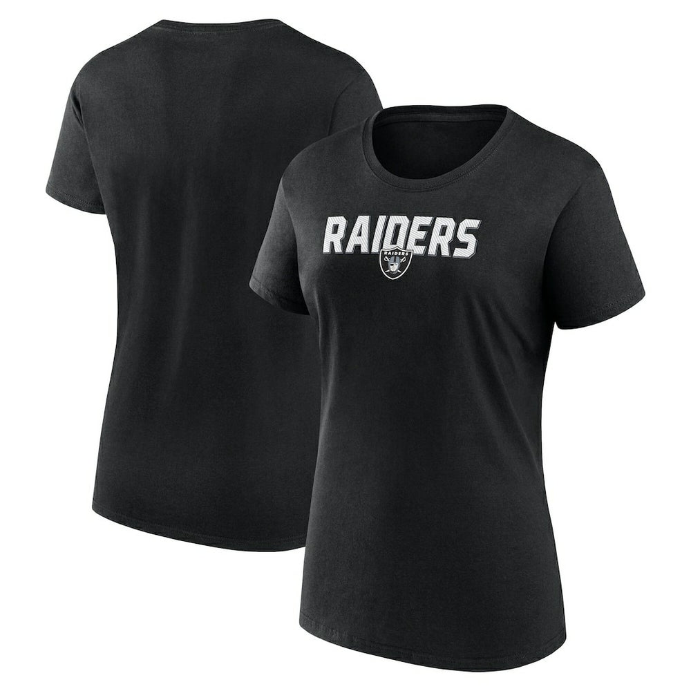 Las Vegas Raiders Logo Athletic Women's Lean T-Shirt Black | NFL