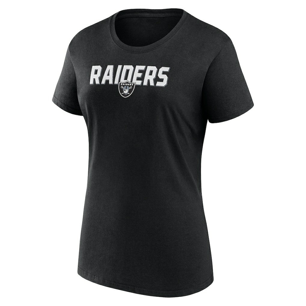 Las Vegas Raiders Logo Athletic Women's Lean T-Shirt Black | NFL