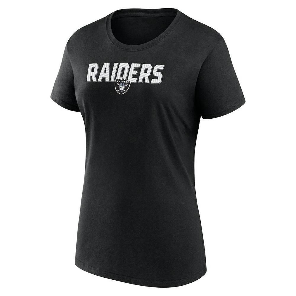 Las Vegas Raiders Logo Athletic Women's Lean T-Shirt Black | NFL