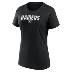Las Vegas Raiders Logo Athletic Women's Lean T-Shirt Black | NFL