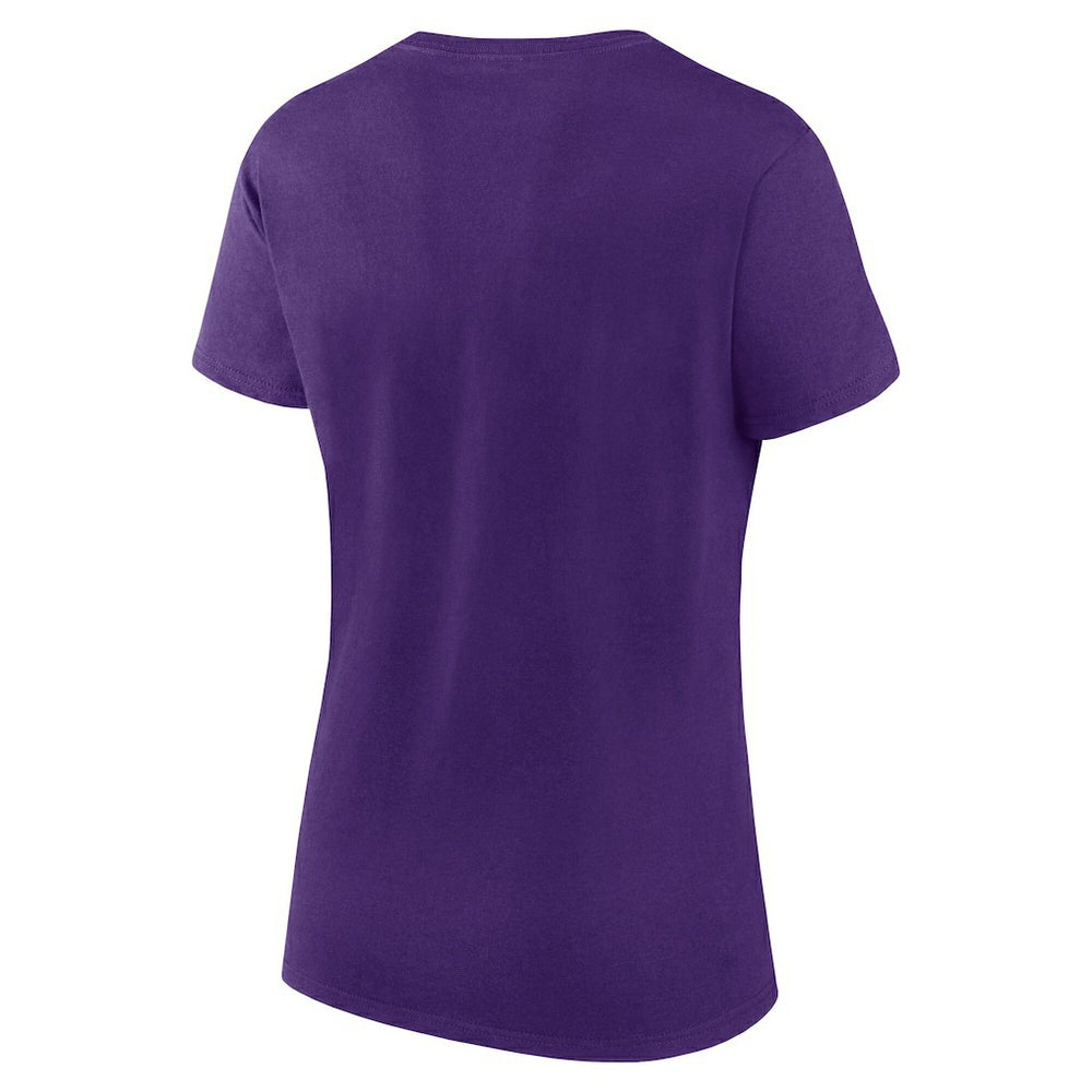 Minnesota Vikings Logo Athletic Women's Lean T-Shirt Purple | NFL