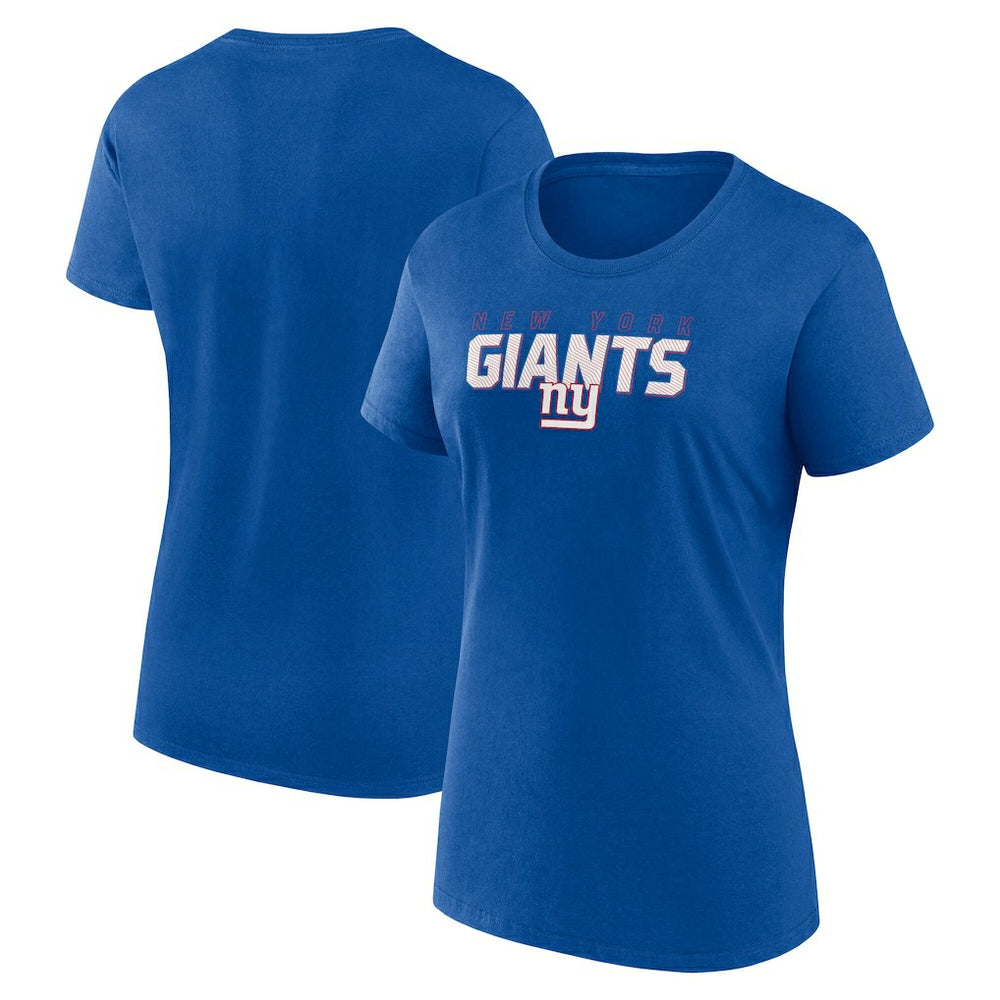 New York Giants Logo Athletic Women's Lean T-Shirt Royal | NFL