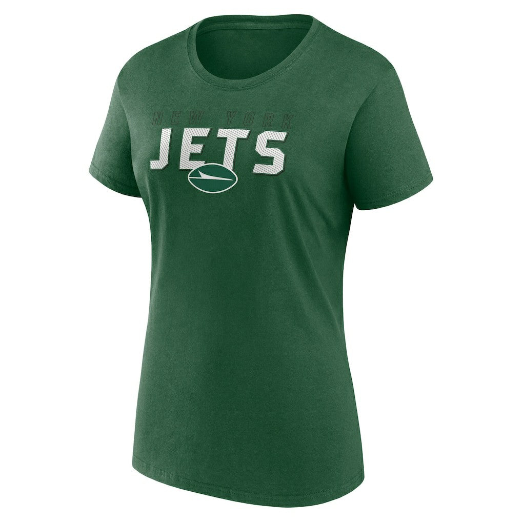 New York Jets Logo Athletic Women's Lean T-Shirt Green | NFL