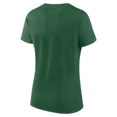 New York Jets Logo Athletic Women's Lean T-Shirt Green | NFL