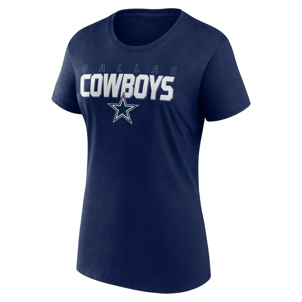 Dallas Cowboys Logo Athletic Women's Lean T-Shirt Navy | NFL
