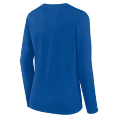 Indianapolis Colts Logo Athletic Women's Grip Long Sleeve T-Shirt Royal | NFL
