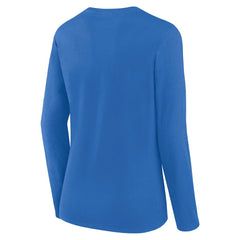 Los Angeles Chargers Logo Athletic Women's Grip Long Sleeve T-Shirt Powder Blue | NFL