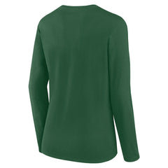 New York Jets Logo Athletic Women's Grip Long Sleeve T-Shirt Green | NFL