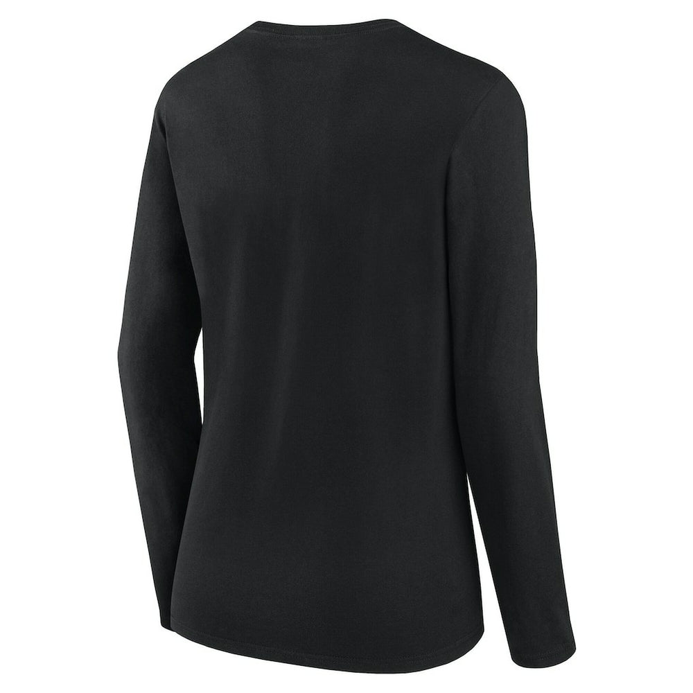 Cincinnati Bengals Logo Athletic Women's Grip Long Sleeve T-Shirt Black | NFL