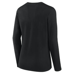 Cincinnati Bengals Logo Athletic Women's Grip Long Sleeve T-Shirt Black | NFL