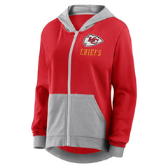 Kansas City Chiefs Logo Athletic Women's Hit It French Terry Full-Zip Hoodie Red | NFL