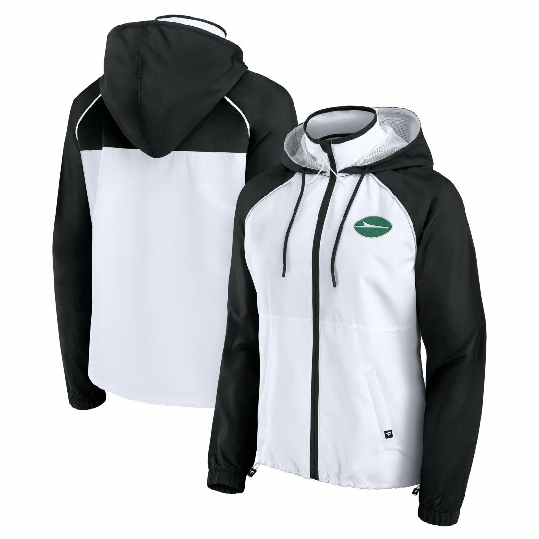 New York Jets Women's Full-Zip Anorak Hoodie Jacket White | Fanatics