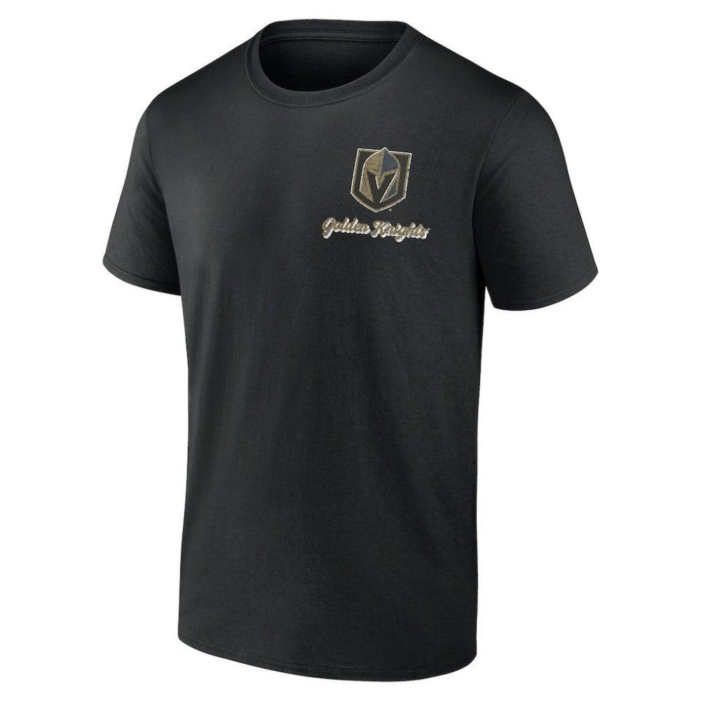 Vegas Golden Knights Logo Athletic Never Over T-Shirt - Black - NHL