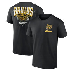 Boston Bruins Logo Athletic Never Over T-Shirt - Black - NHL