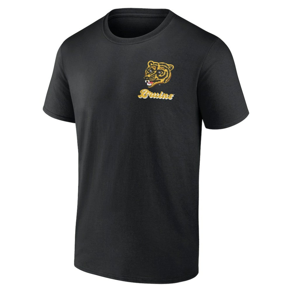 Boston Bruins Logo Athletic Never Over T-Shirt - Black - NHL