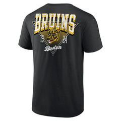 Boston Bruins Logo Athletic Never Over T-Shirt - Black - NHL